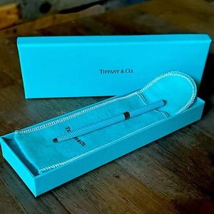Tiffany & Co. Sterling Diamond Textured Purse Pen